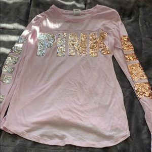 Sequenced Pink Long Sleeve